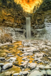 Taughanock Falls by Paul Zellers