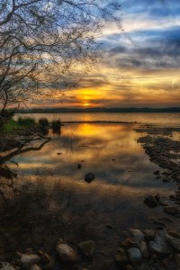 Sonnenuntergang Wallersee
