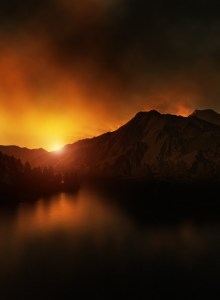 Sunset by Otto Hütter