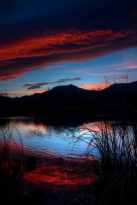 Boulder sunset by Zach Dischne