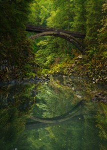 Moulton Falls Bridge by Greg Stokesbury