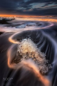 Ice Curves of Breiðamerkursandur by Patrick Marson Ong KI