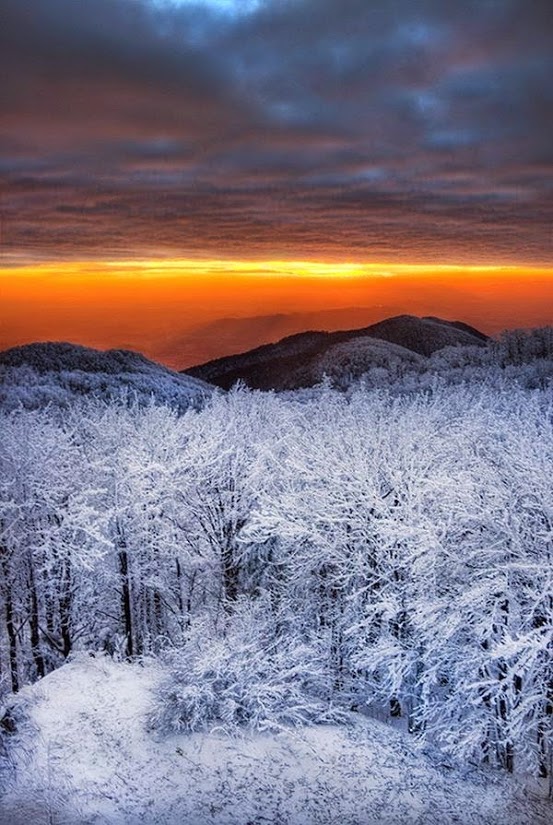 Winter sunset from Sue Lim