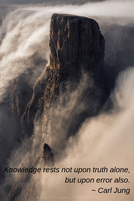 Falling mist by Mark Dumbleton