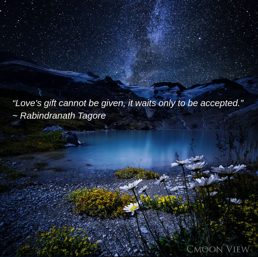 Starlit from cmoon view