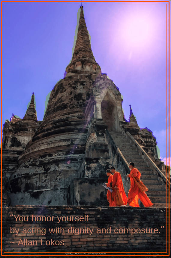 Ayutthaya monks by Manjik photography