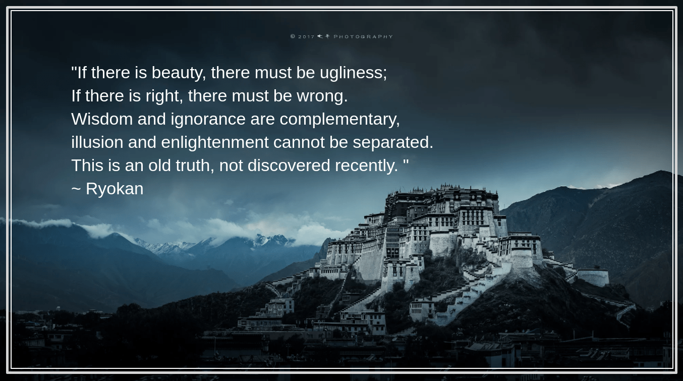 Potala palace from Qiye